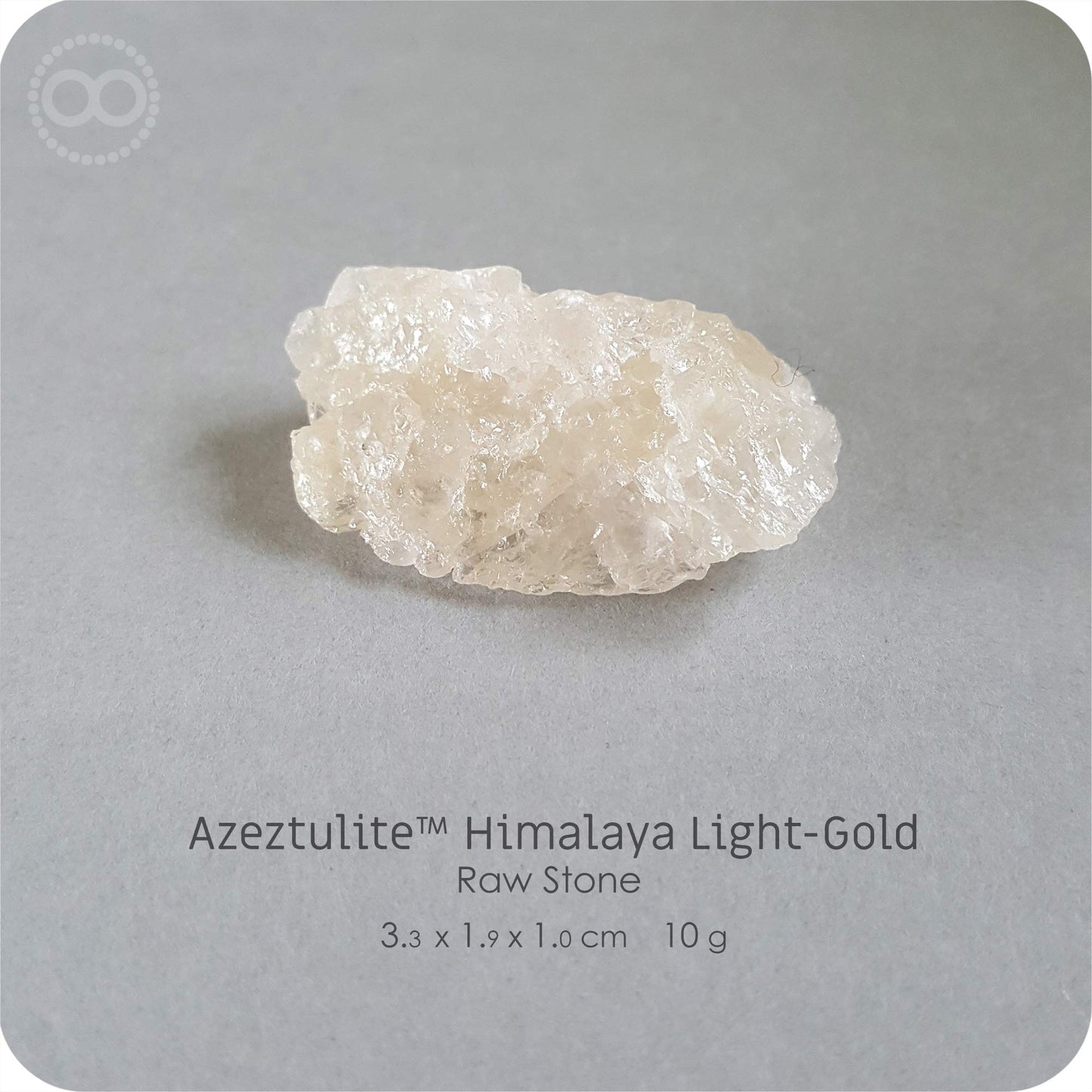 Azeztulite™ Himalaya Light-Gold 阿賽斯特萊石 Copper Pendant - H210