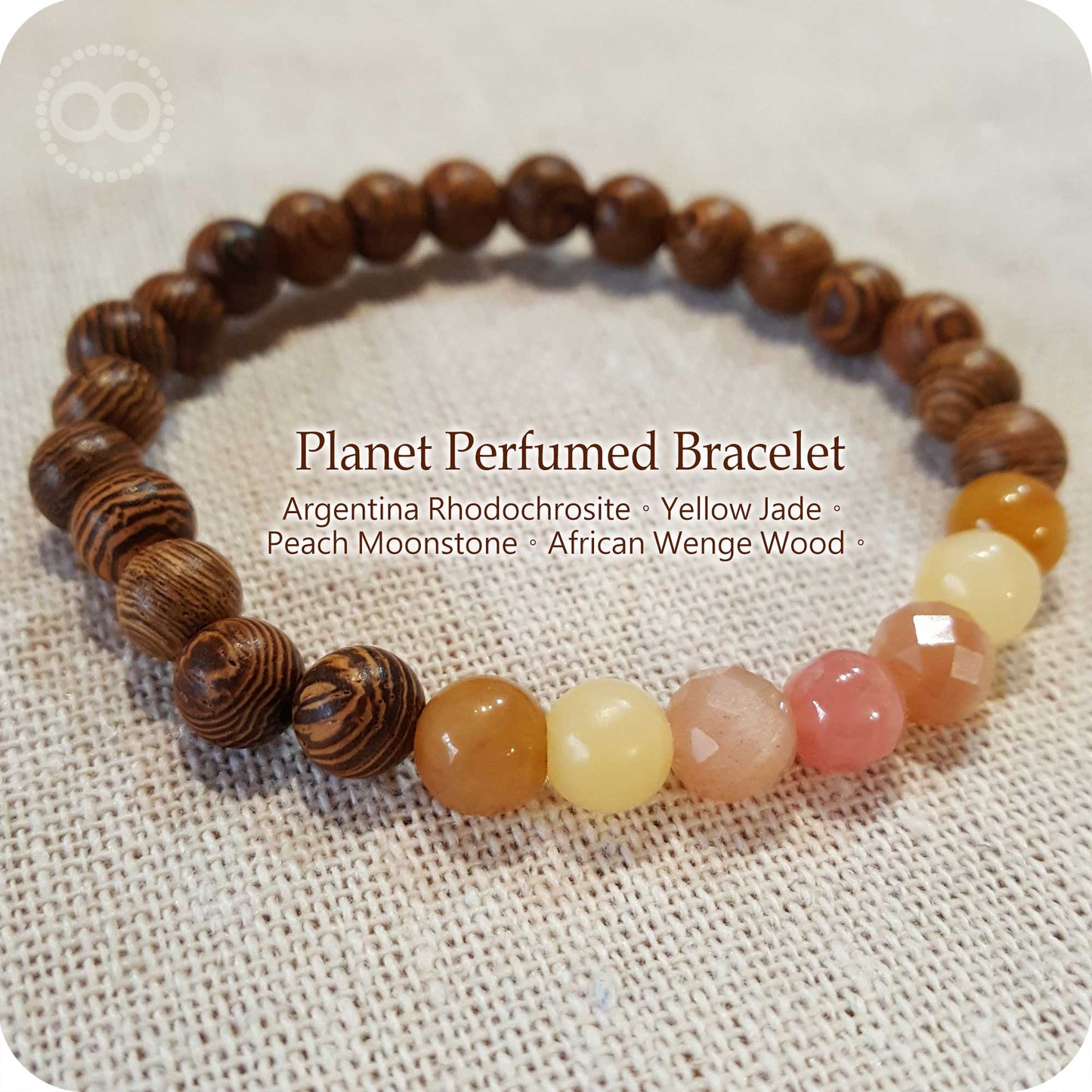 Perfumed Bracelet 星球月光菱錳 香氛手環- HPB203