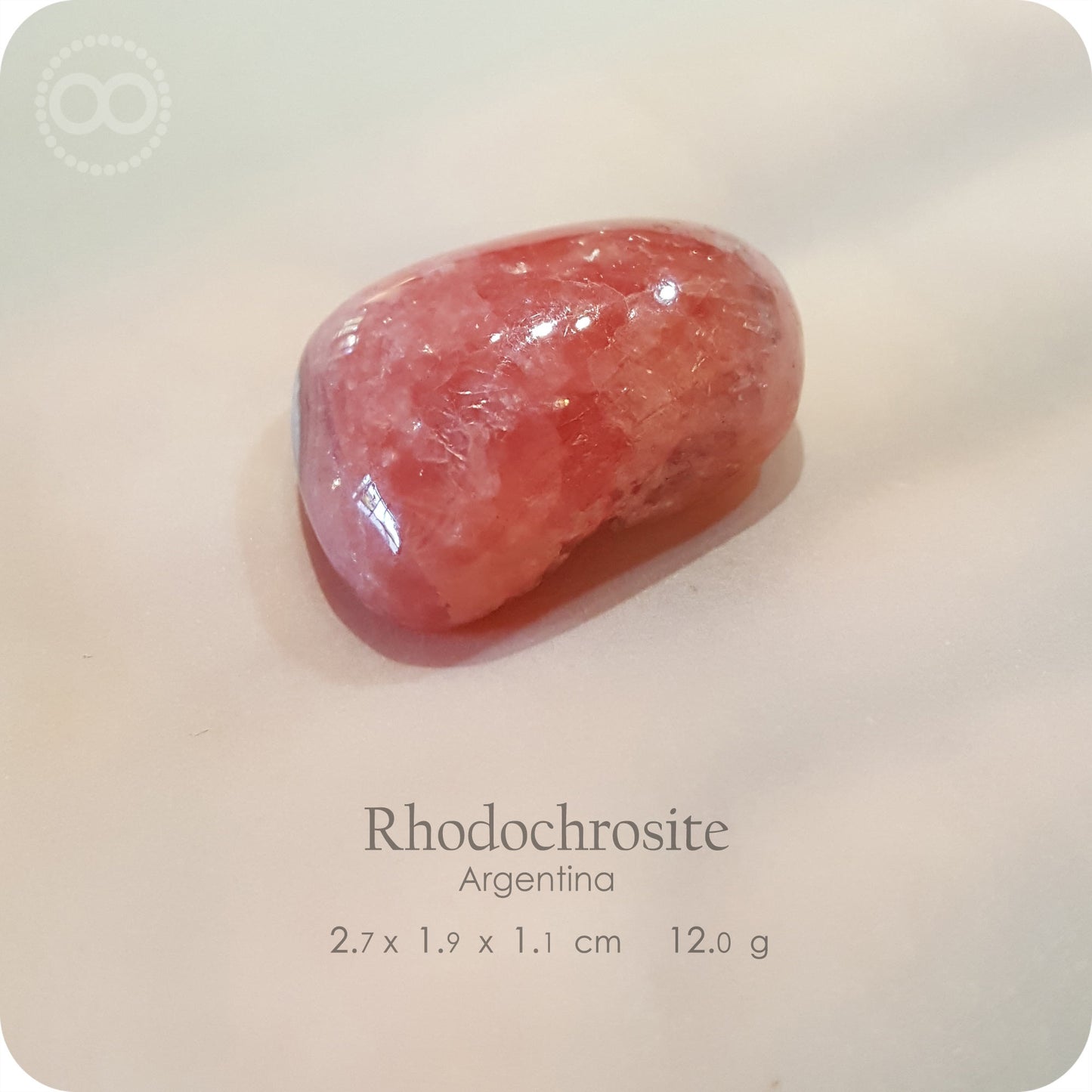 Rhodochrosite ✦ 菱錳礦 Copper Pendant - H209